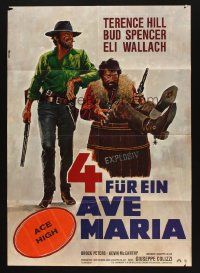 7r557 ACE HIGH German R70s Eli Wallach, Terence Hill, spaghetti western, cool Peltzer art!