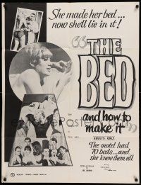 7z105 BED & HOW TO MAKE IT 1sh '66 Francine Ashley, Judson Todd, Patricia McNair, Barbara Kemp!