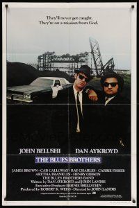 7z139 BLUES BROTHERS int'l 1sh '80 John Belushi & Dan Aykroyd are on a mission from God!