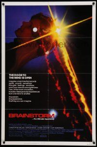 7z152 BRAINSTORM 1sh '83 Christopher Walken, Natalie Wood, the ultimate experience!