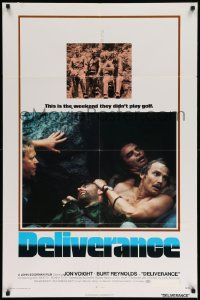 7z262 DELIVERANCE 1sh '72 Jon Voight, Burt Reynolds, Ned Beatty, John Boorman classic!