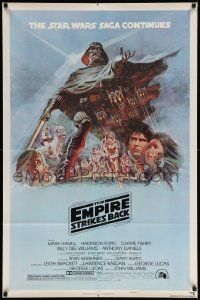 7z298 EMPIRE STRIKES BACK NSS style B 1sh '80 George Lucas sci-fi classic, art by Tom Jung!