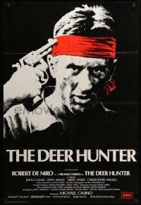 7z260 DEER HUNTER English 1sh '78 directed by Michael Cimino, Robert De Niro, Russian Roulette!