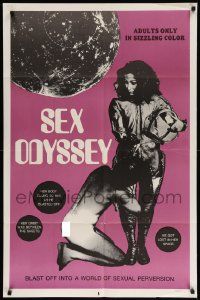 7z768 SEX ODYSSEY 1sh '70 blast off into a world of sexual perversion, wacky image!