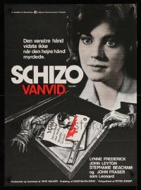 8b585 SCHIZO Danish '77 schizophrenia, when the left hand doesn't know who the right is killing!