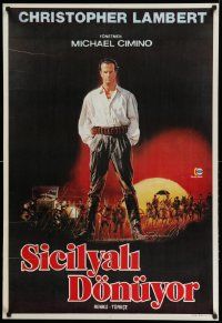 8b296 SICILIAN Turkish '88 Christopher Lambert, Terence Stamp, directed by Michael Cimino!