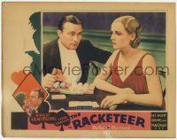 8f830 RACKETEER LC '29 gangster Robert Armstrong catches Carole Lombard cheating in casino, rare!