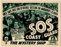 8f339 SOS COAST GUARD chapter 5 TC '37 Ralph Byrd & Maxine Doyle vs Bela Lugosi, The Mystery Ship!