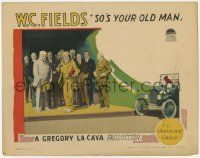 8f890 SO'S YOUR OLD MAN LC '26 W.C. Fields demonstrates his shatterproof windshield on wrong car!