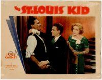 8f891 ST. LOUIS KID LC '34 Patricia Ellis watches wounded James Cagney stop man with gun!