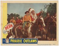 8f987 WILD WEST LC #6 R48 Native American Chief Yowlachie on horse by Buzz Henry, Prairie Outlaws!