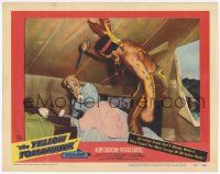 8f996 YELLOW TOMAHAWK LC #8 '54 Peggie Castle attacked by Native American Indian in her tent!