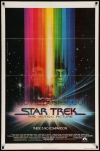 8g786 STAR TREK advance 1sh '79 Bob Peak art, Shatner, Nimoy, Khambatta, there is no comparison!