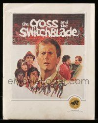 8h361 CROSS & THE SWITCHBLADE presskit '70 Pat Boone, young Erik Estrada, Sandru cover art!