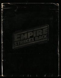 8h117 EMPIRE STRIKES BACK foil presskit w/ 12 stills '80 Harrison Ford, Carrie Fisher, Mark Hamill!