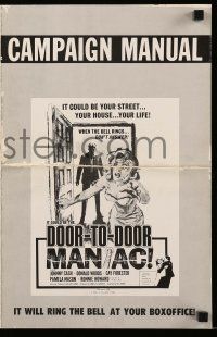 8h493 FIVE MINUTES TO LIVE pressbook R66 first Johnny Cash, Door-to-Door Maniac, it could be YOU!