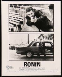 8h333 RONIN presskit w/ 6 stills '98 Robert De Niro, Jean Reno, anyone is an enemy for a price!