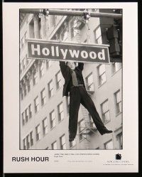 8h161 RUSH HOUR presskit w/ 11 stills '98 cool images of unlikely duo Jackie Chan & Chris Tucker!