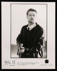 8h260 SEVEN presskit w/ 9 stills '95 David Fincher, Morgan Freeman, Brad Pitt, deadly sins!