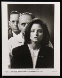 8h165 SILENCE OF THE LAMBS presskit w/ 11 stills '91 Jodie Foster, Anthony Hopkins & Scott Glenn!