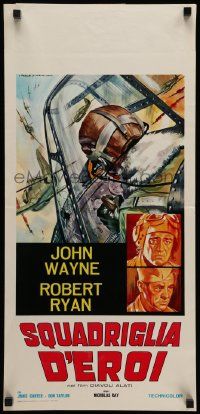 8m353 FLYING LEATHERNECKS Italian locandina R60s air-devils John Wayne & Robert Ryan, Howard Hughes