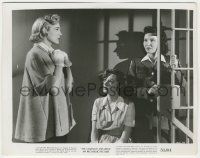 8r201 COMPANY SHE KEEPS 8x10.25 still '51 Lizabeth Scott in jail with Jane Greer & prison guard!