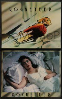 8w307 ROCKETEER 8 LCs '91 Disney sci-fi, Bill Campbell, Jennifer Connelly, TC by John Mattos!