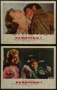 8w487 VERBOTEN 7 LCs '59 Sam Fuller, World War II, James Best, where everything is forbidden!