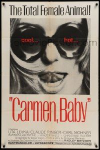 8y134 CARMEN, BABY 1sh '68 Radley Metzger, Uta Levka, Barbara Valentine, cool hot image!