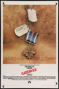 8y142 CATCH 22 1sh '70 directed by Mike Nichols, based on the novel by Joseph Heller!