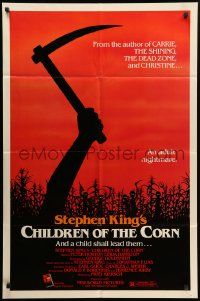 8y147 CHILDREN OF THE CORN 1sh '83 Stephen King horror, and a child shall lead them!