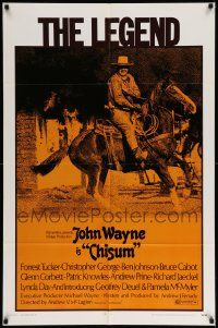 8y148 CHISUM 1sh '70 Andrew V. McLaglen, Forrest Tucker, The Legend big John Wayne!