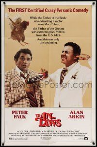 8y419 IN-LAWS 1sh '79 classic Peter Falk & Alan Arkin screwball comedy!