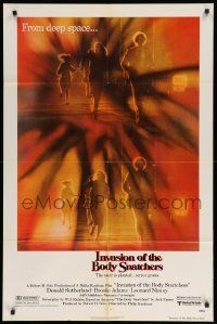 8y421 INVASION OF THE BODY SNATCHERS 1sh '78 Kaufman classic remake of sci-fi thriller!