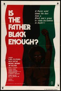 8y423 IS THE FATHER BLACK ENOUGH 1sh '72 Night of the Strangler, choke the honkies to death!