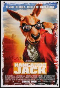 8y437 KANGAROO JACK int'l advance DS 1sh '03 Jerry O'Connell, Christopher Walken, Estella Warren