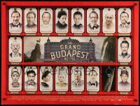 9b119 GRAND BUDAPEST HOTEL DS British quad '14 Ralph Fiennes, F. Murray Abraham, Brody!