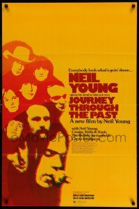 9c461 JOURNEY THROUGH THE PAST 25x37 1sh '73 Neil Young, everybody look what's goin' down!