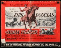 9d750 INDIAN FIGHTER pressbook '55 the vastness of SHANE! violence of RED RIVER! drama of HIGH NOON!