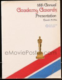 9d276 48TH ANNUAL ACADEMY AWARDS souvenir program book '76 for the Oscars ceremony in Los Angeles!