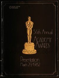 9d279 54TH ANNUAL ACADEMY AWARDS souvenir program book '82 the Oscar ceremony held in Los Angeles!