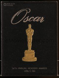 9d280 56TH ANNUAL ACADEMY AWARDS souvenir program book '84 the Oscar ceremony held in Los Angeles!