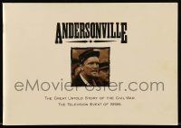 9d294 ANDERSONVILLE TV promo brochure '96 John Frankenheimer's untold story of the Civil War!