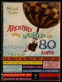 9d301 AROUND THE WORLD IN 80 DAYS softcover souvenir program book '58 world's most honored show!