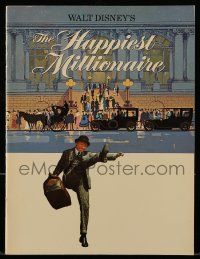 9d377 HAPPIEST MILLIONAIRE souvenir program book '67 Disney musical, Tommy Steele, Fred MacMurray