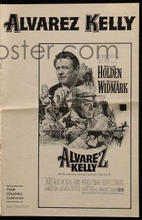 9d543 ALVAREZ KELLY pressbook '66 renegade adventurer William Holden & Colonel Richard Widmark