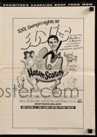 9d728 HARUM SCARUM pressbook '65 rockin' Elvis Presley, Mary Ann Mobley, 1001 Swingin' nights!