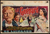 9j356 LEOPARD Belgian '63 '63 Luchino Visconti's Il Gattopardo, different art of Burt Lancaster!