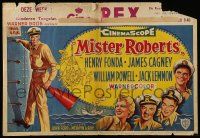 9j367 MISTER ROBERTS Belgian '56 Henry Fonda, James Cagney, William Powell, Jack Lemmon, Ford!