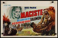 9j385 SAMSON IN KING SOLOMON'S MINES Belgian '64 Maciste nelle Miniere di re Salomone!